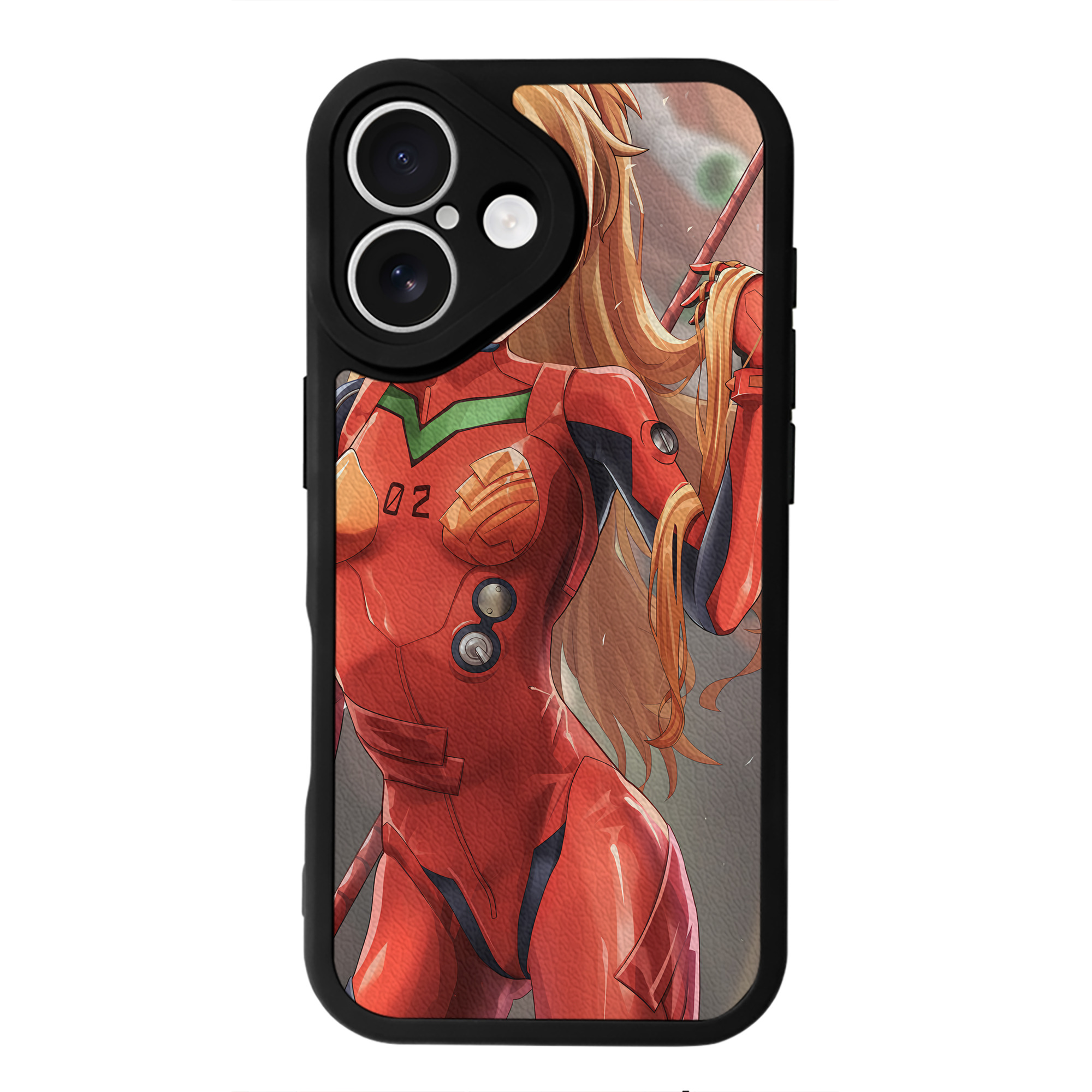 （画像用） EVA 新世紀エヴァンゲリオン 【iPhone 16シリーズ対応】シリコンスマホケース（レザー調） 材質：シリコン